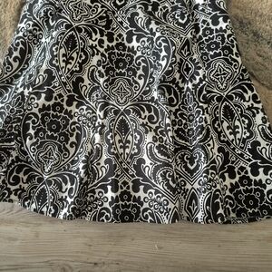 Ann Taylor Factory Black and White A-Line Skirt